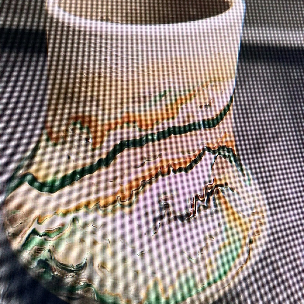 Handcrafted Multicolor Ceramic Vase